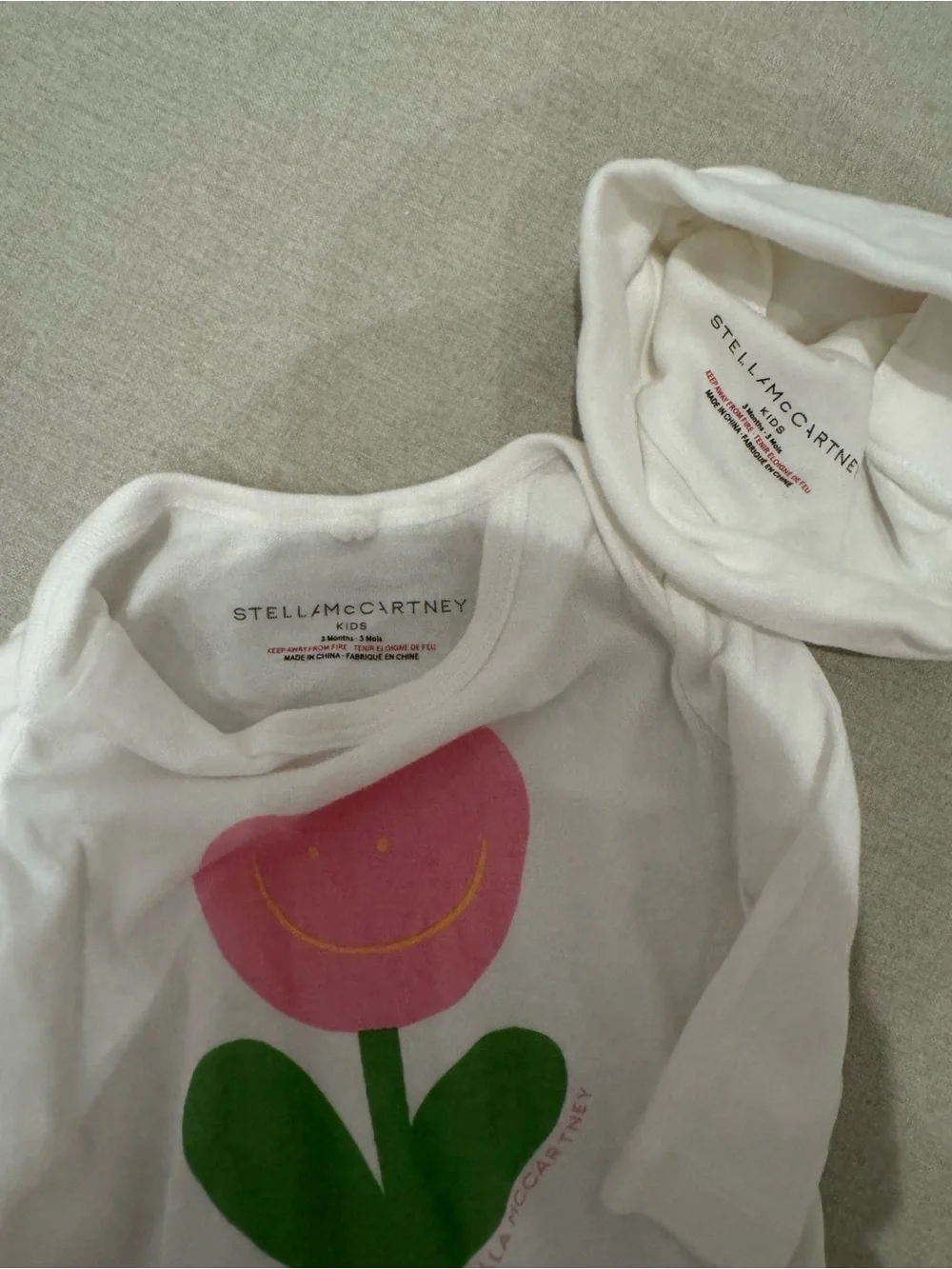 Stella McCartney Kids Floral Graphic Hat And Romper Set